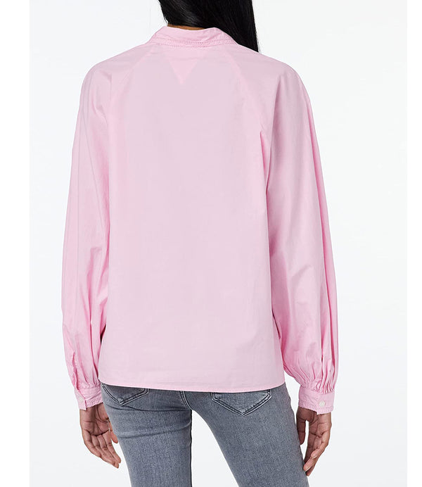 Tommy Hilfiger Camicia m/l Donna Mod. WW0WW37127 TOL Rosa