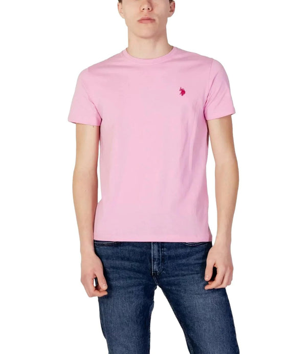 U.S. Polo Asssn. T-shirt Uomo Mod. 65060 49351 305 Rosa