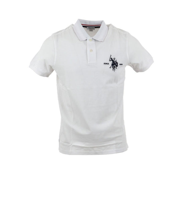 U.S. Polo Asssn. Polo M/C Uomo Mod. 65084 41029 100 WHITE