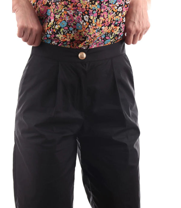 YES ZEE Pantalone Donna Mod. P389 HP00 801 BLACK