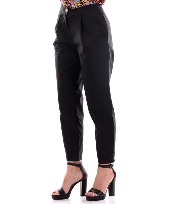 YES ZEE Pantalone Donna Mod. P389 HP00 801 BLACK