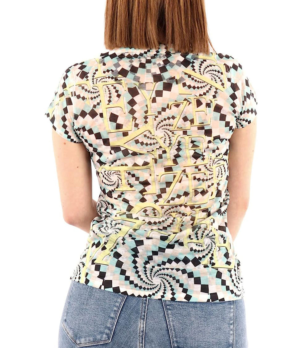 YES ZEE T-shirt Donna Mod. T236 Y101 2954 FANTASIA