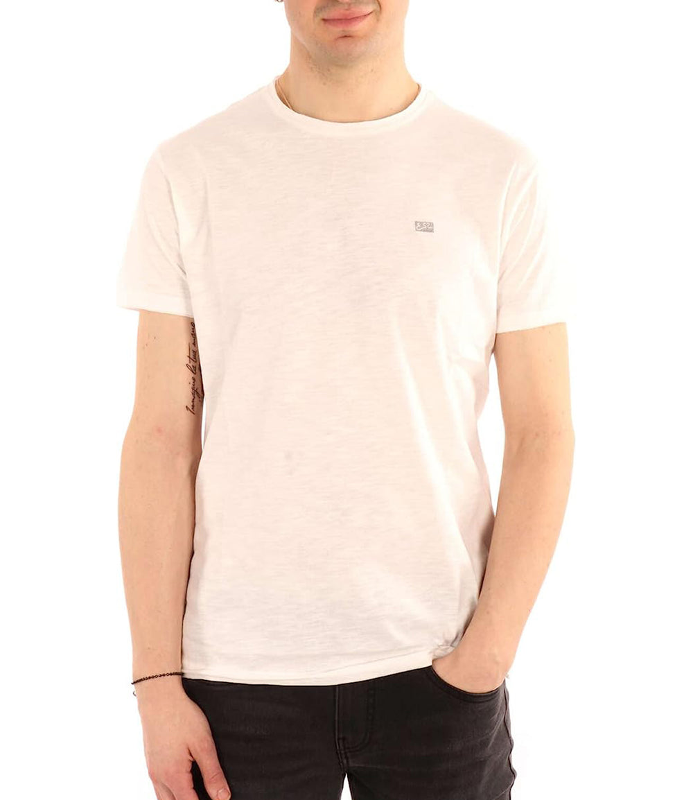 YES ZEE T-shirt Uomo Mod. T722 TL00 107 Gesso