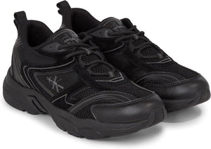 Calvin Klein Jeans Sneakers Uomo Mod. YM0YM00589 RETRO TENNIS 0GT Black