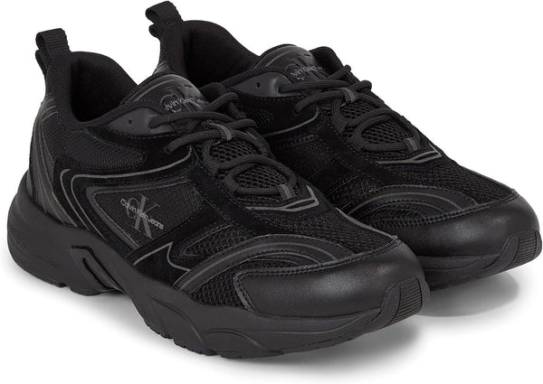Calvin Klein Jeans Sneakers Uomo Mod. YM0YM00589 RETRO TENNIS 0GT Black