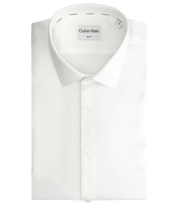 Calvin Klein Camicia m/l Uomo Mod. K10K111637 0K4 WHITE