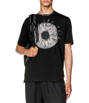 Diesel T-shirt Uomo Mod. T-JUST-L19 0CATN 900 Black