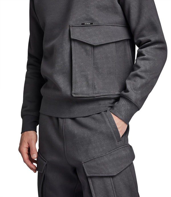 G-Star Felpa cappuccio Uomo Mod. D23481 D425 995 Grigio