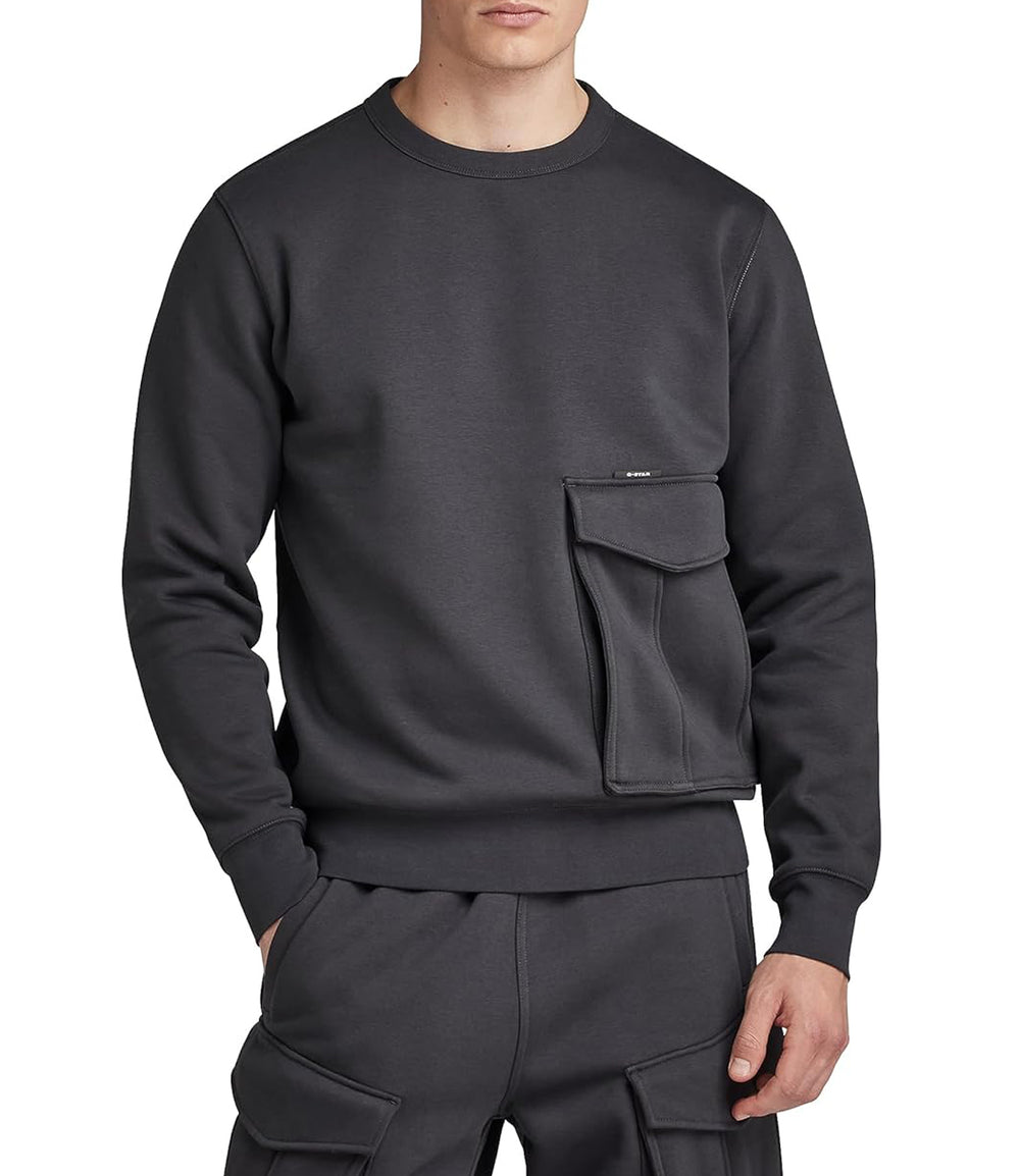 G-Star Felpa cappuccio Uomo Mod. D23481 D425 995 Grigio
