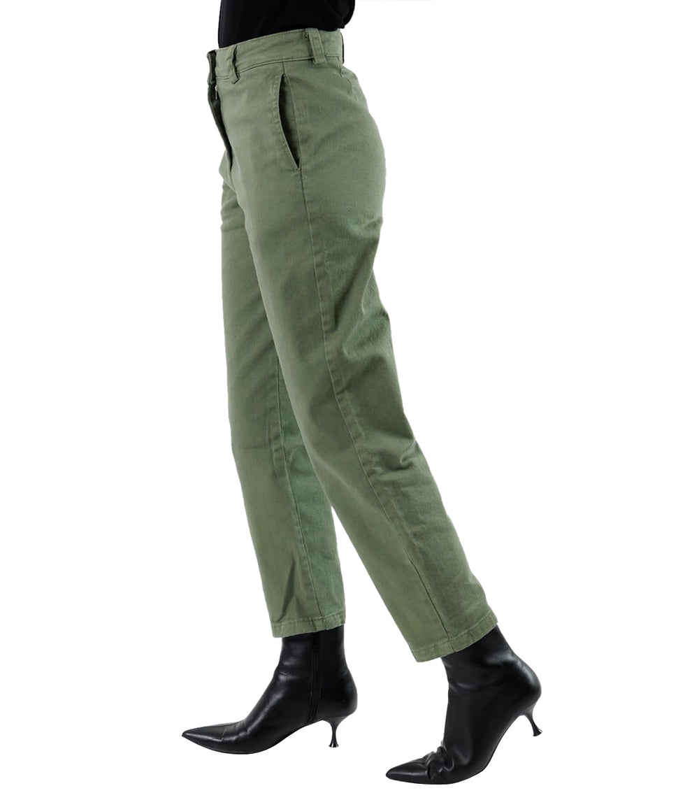 Kontatto Pantalone Donna Mod. TT1706 Militare