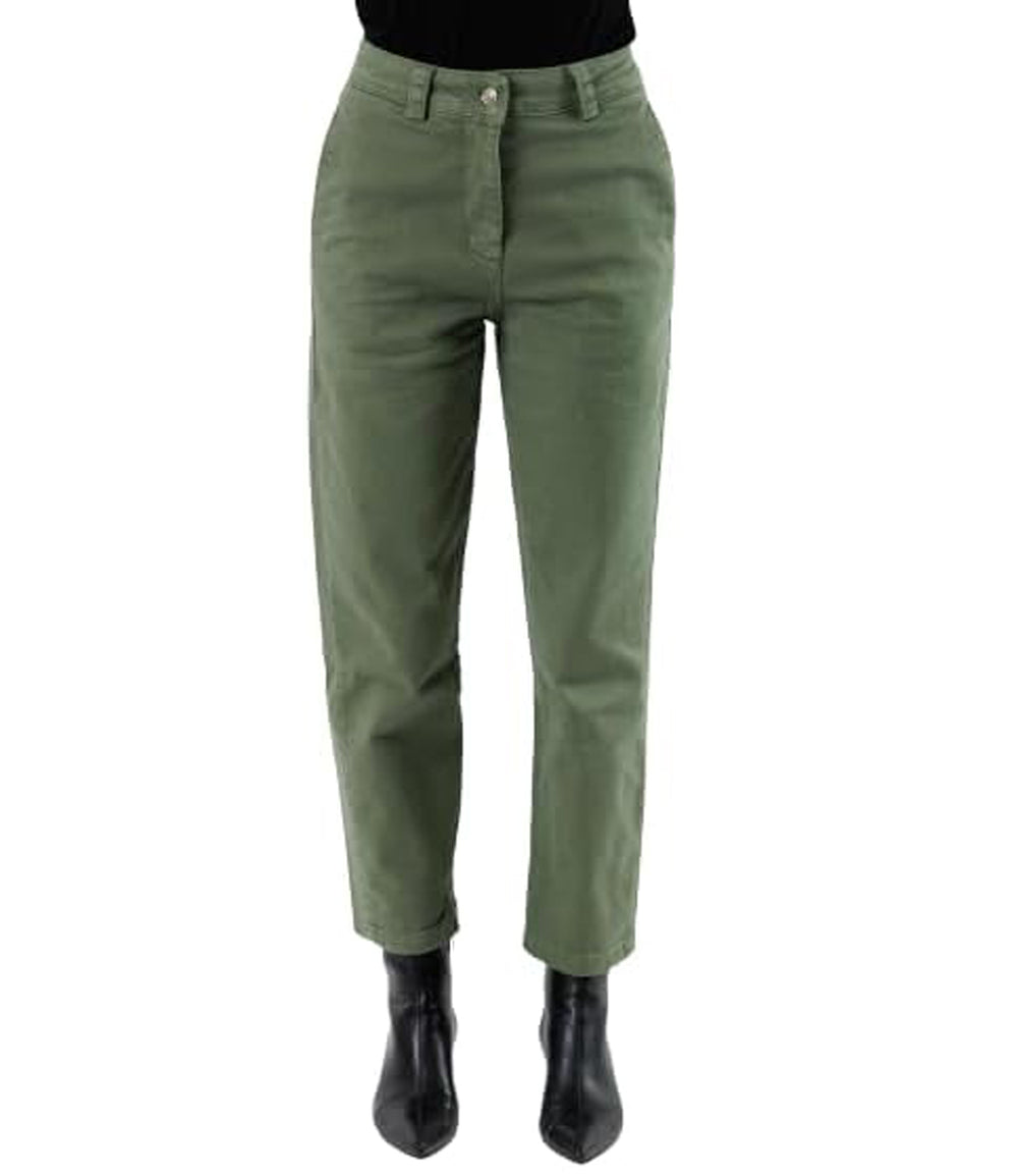 Kontatto Pantalone Donna Mod. TT1706 Militare