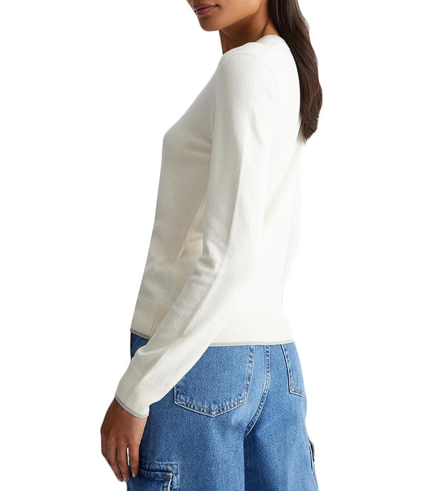 Liu Jo Maglia Donna Mod. MF3391 MS49I 20304 Panna
