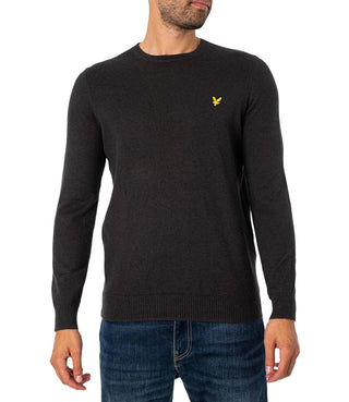 Lyle & Scott Maglione G Uomo Mod. KN400 MERINO T28 GREY