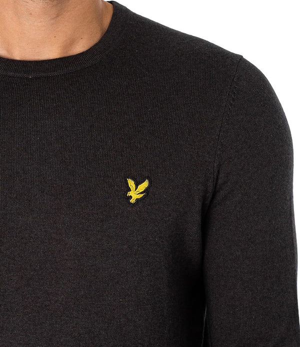 Lyle & Scott Maglione G Uomo Mod. KN400 MERINO T28 GREY