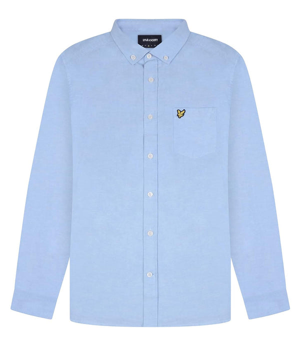 Lyle & Scott Camicia m/l Uomo Mod. LW1302 X41 Celeste