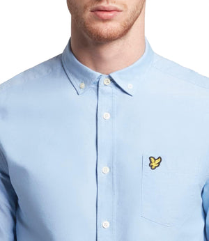 Lyle & Scott Camicia m/l Uomo Mod. LW1302 X41 Celeste