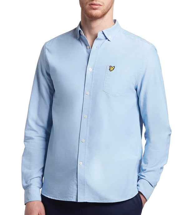 Lyle & Scott Camicia m/l Uomo Mod. LW1302 X41 Celeste