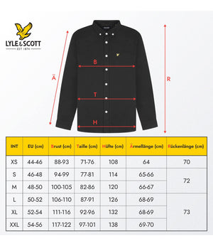 Lyle & Scott Camicia m/l Uomo Mod. LW1302 Z865 BLACK