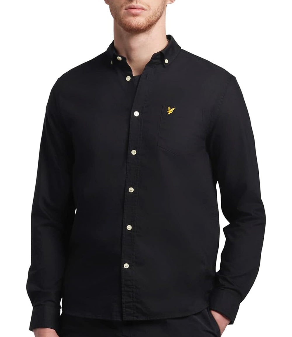 Lyle & Scott Camicia m/l Uomo Mod. LW1302 Z865 BLACK