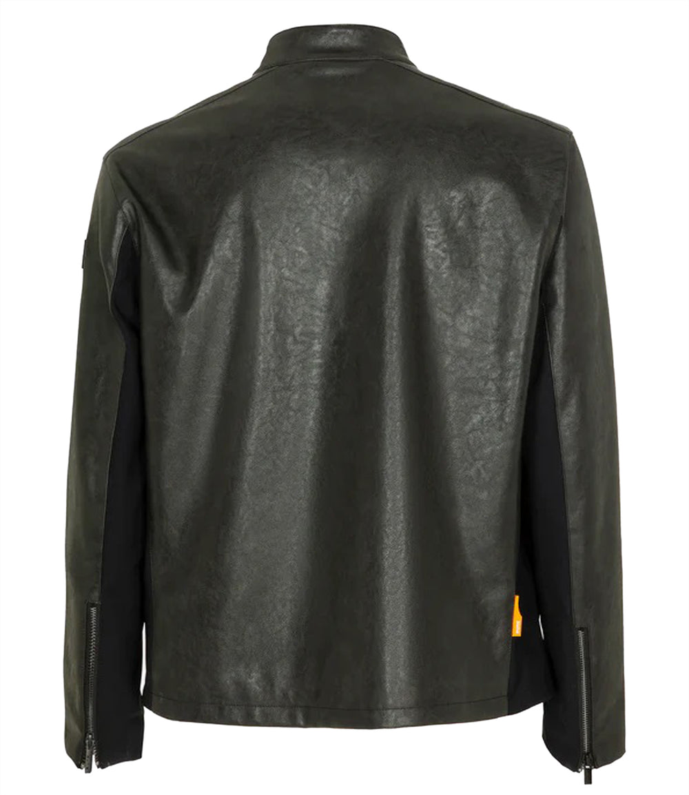 SunS Giubbotto pelle Uomo Mod. PAUL RICARD 33006U Black