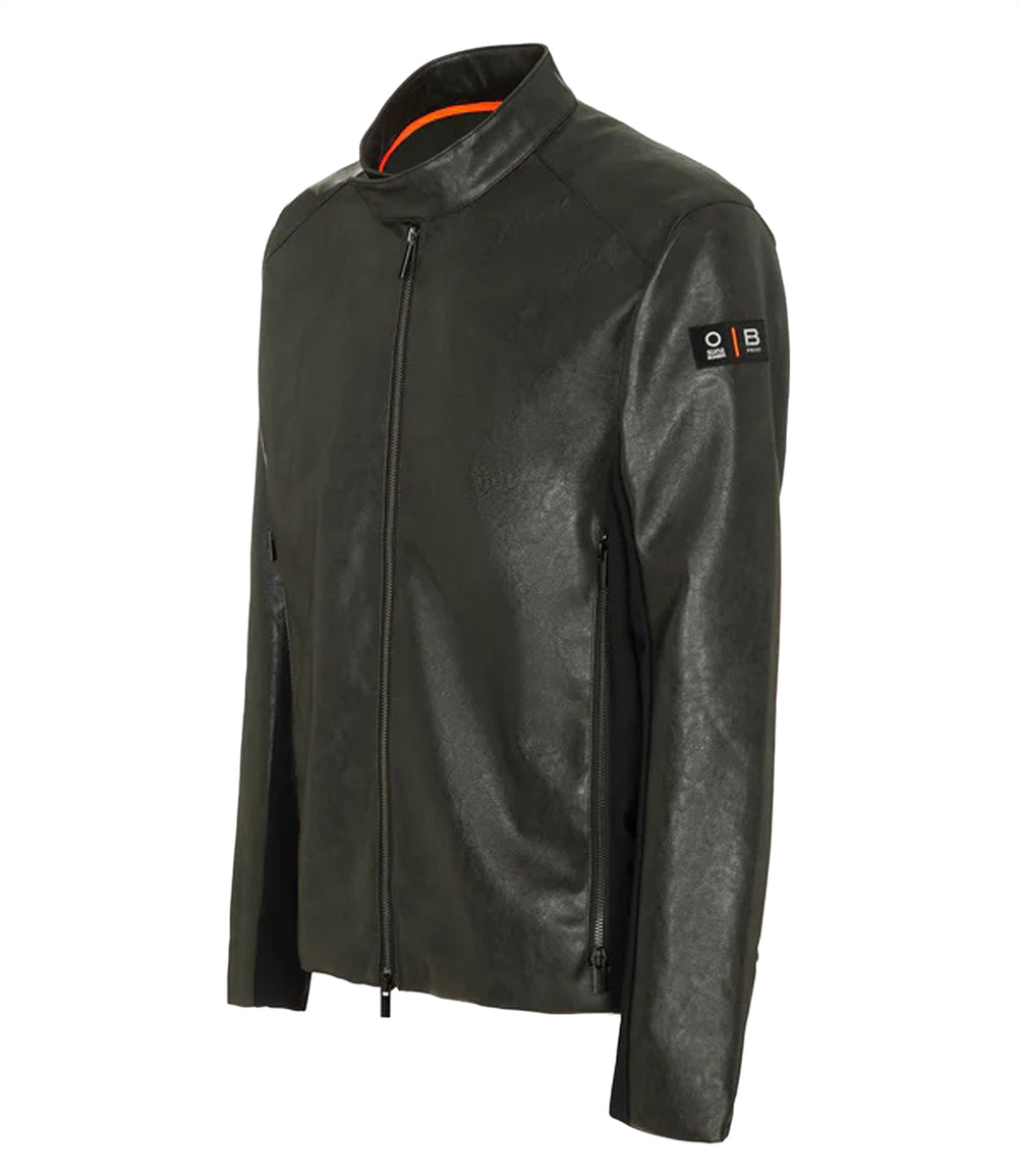 SunS Giubbotto pelle Uomo Mod. PAUL RICARD 33006U Black