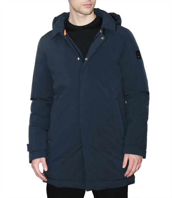 SunS Giubbotto lungo Uomo Mod. SICLAIR LONDON 33036U Navy
