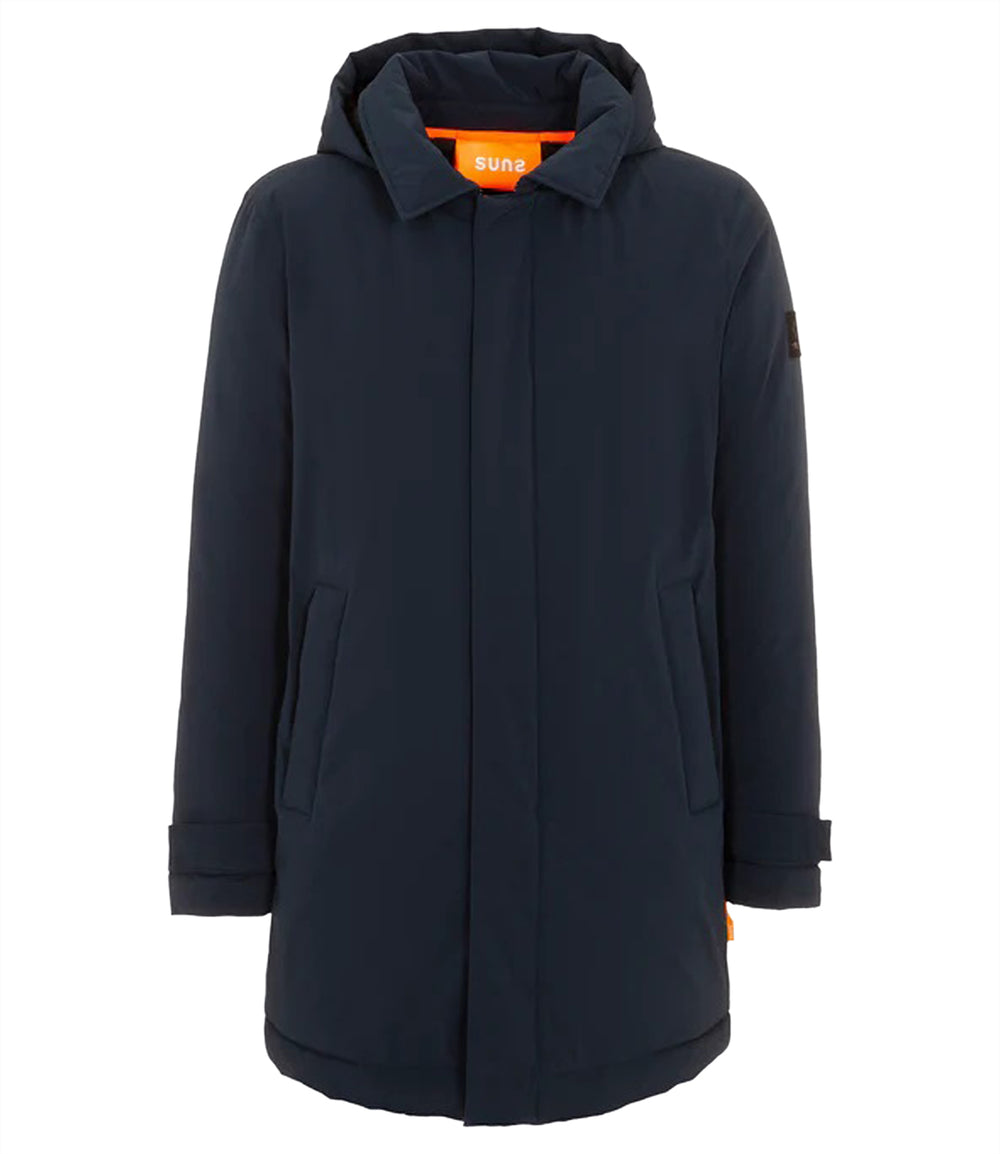 SunS Giubbotto lungo Uomo Mod. SICLAIR LONDON 33036U Navy