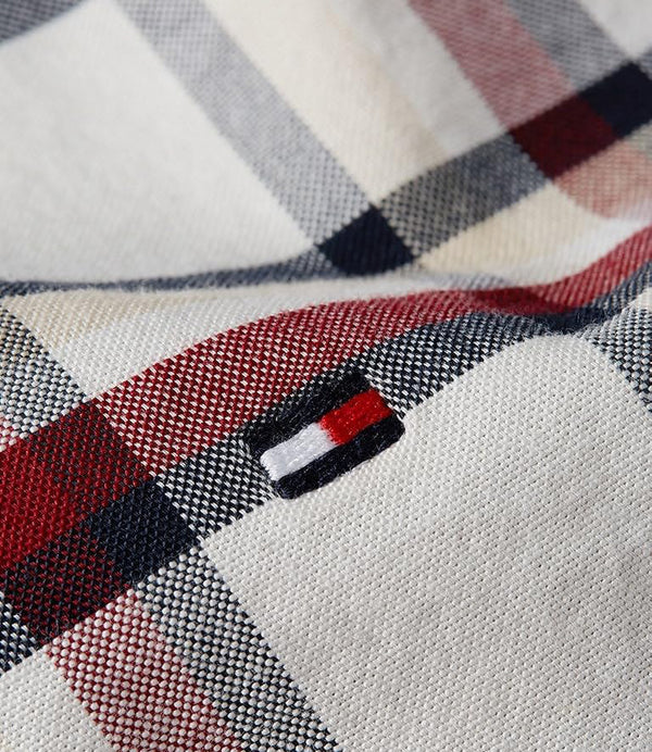 Tommy Hilfiger Camicia m/l Uomo Mod. MW0MW31745 0QY White