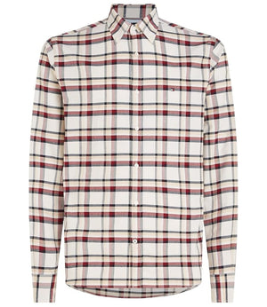 Tommy Hilfiger Camicia m/l Uomo Mod. MW0MW31745 0QY White