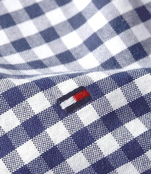 Tommy Hilfiger Camicia manica lunga Uomo Mod. MW0MW31783 0MS Blu