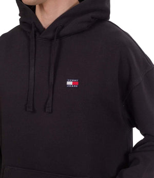 Tommy Jeans Felpa cappuccio Uomo Mod. DM0DM16369 BDS Black