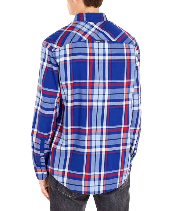 Tommy Jeans Camicia m/l Uomo Mod. DM0DM16612 C9B Blue