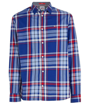 Tommy Jeans Camicia m/l Uomo Mod. DM0DM16612 C9B Blue