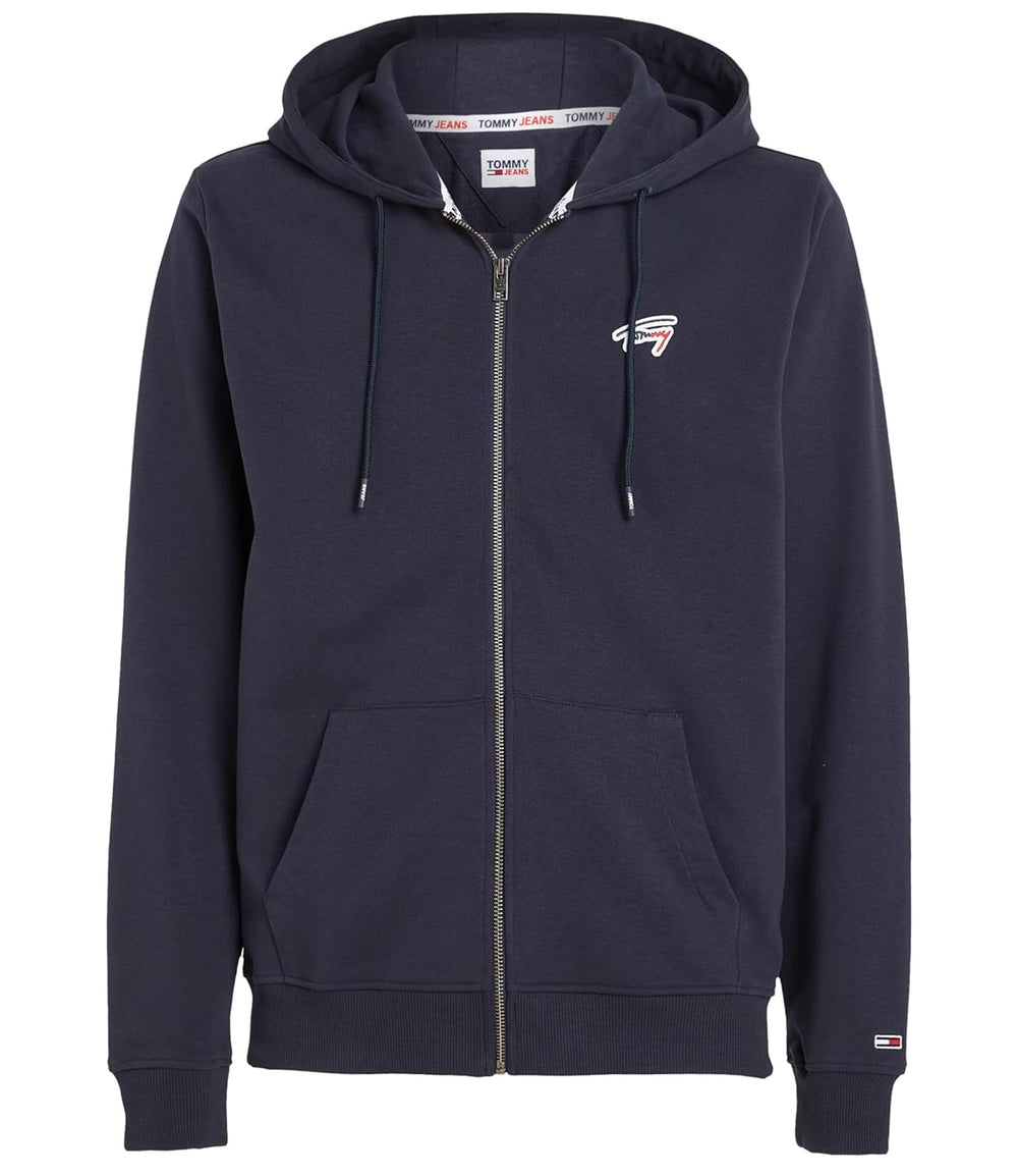 Tommy Jeans Felpa Zip Uomo Mod. DM0DM16798 DW5 Blu