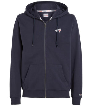 Tommy Jeans Felpa Zip Uomo Mod. DM0DM16798 DW5 Blu