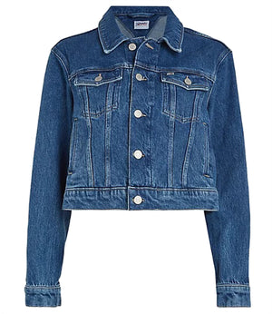 Tommy Jeans Giubbotto corto Donna Mod. DW0DW16055 IA5 Denim