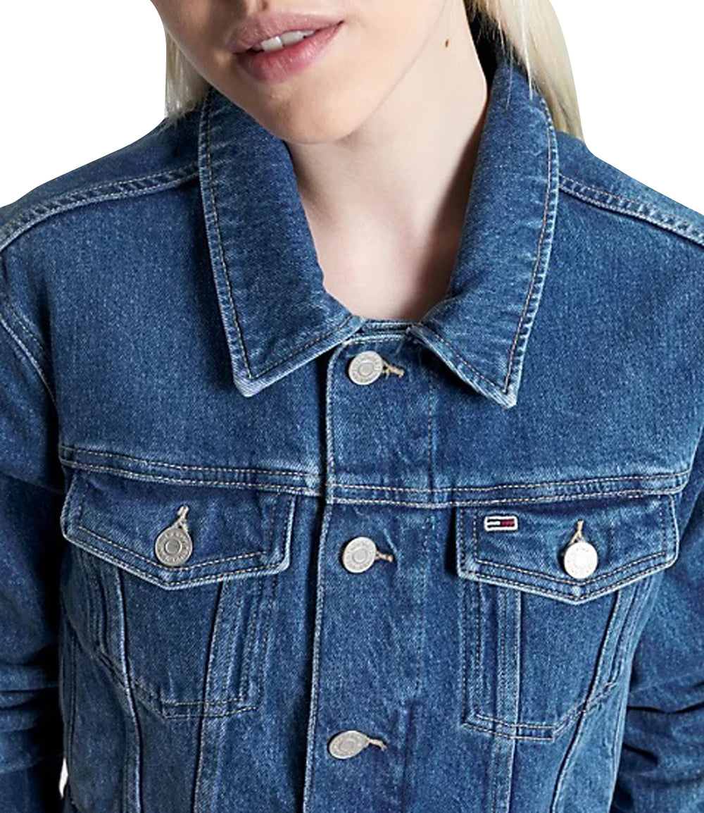 Tommy Jeans Giubbotto corto Donna Mod. DW0DW16055 IA5 Denim