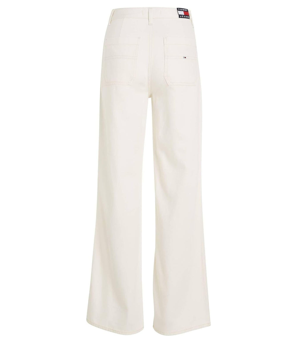 Tommy Jeans Pantalone Donna Mod. DW0DW16163 YBH Panna