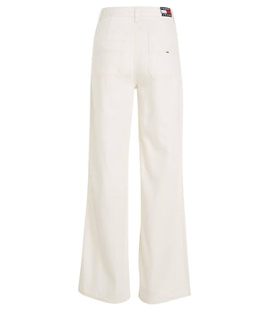 Tommy Jeans Pantalone Donna Mod. DW0DW16163 YBH Panna