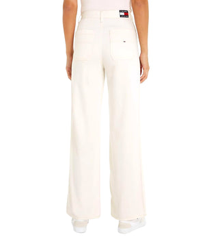 Tommy Jeans Pantalone Donna Mod. DW0DW16163 YBH Panna