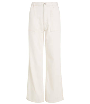Tommy Jeans Pantalone Donna Mod. DW0DW16163 YBH Panna