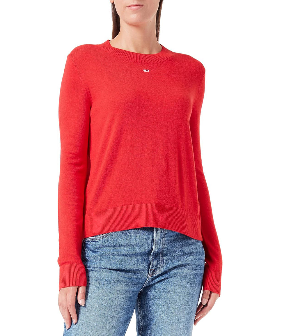 Tommy Jeans Maglia Donna Mod. DW0DW16534 XNL Rosso