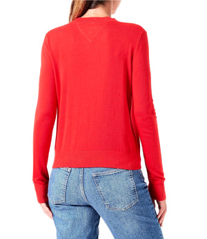 Tommy Jeans Maglia Donna Mod. DW0DW16534 XNL Rosso