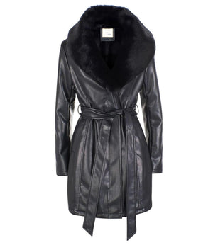 Yes Zee Cappotto Donna Mod. O014 KD00 801 Nero