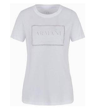 A|X Armani Exchange T-shirt Donna Mod. 3DYT59 YJ3RZ 1000 White