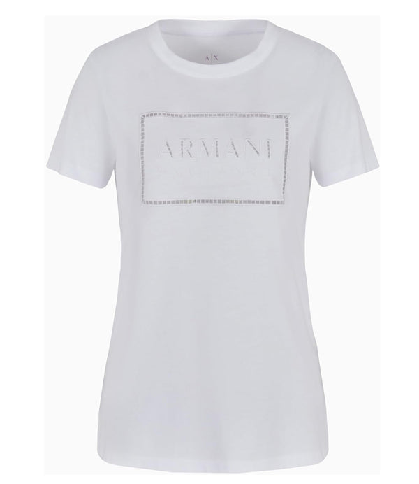 A|X Armani Exchange T-shirt Donna Mod. 3DYT59 YJ3RZ 1000 White