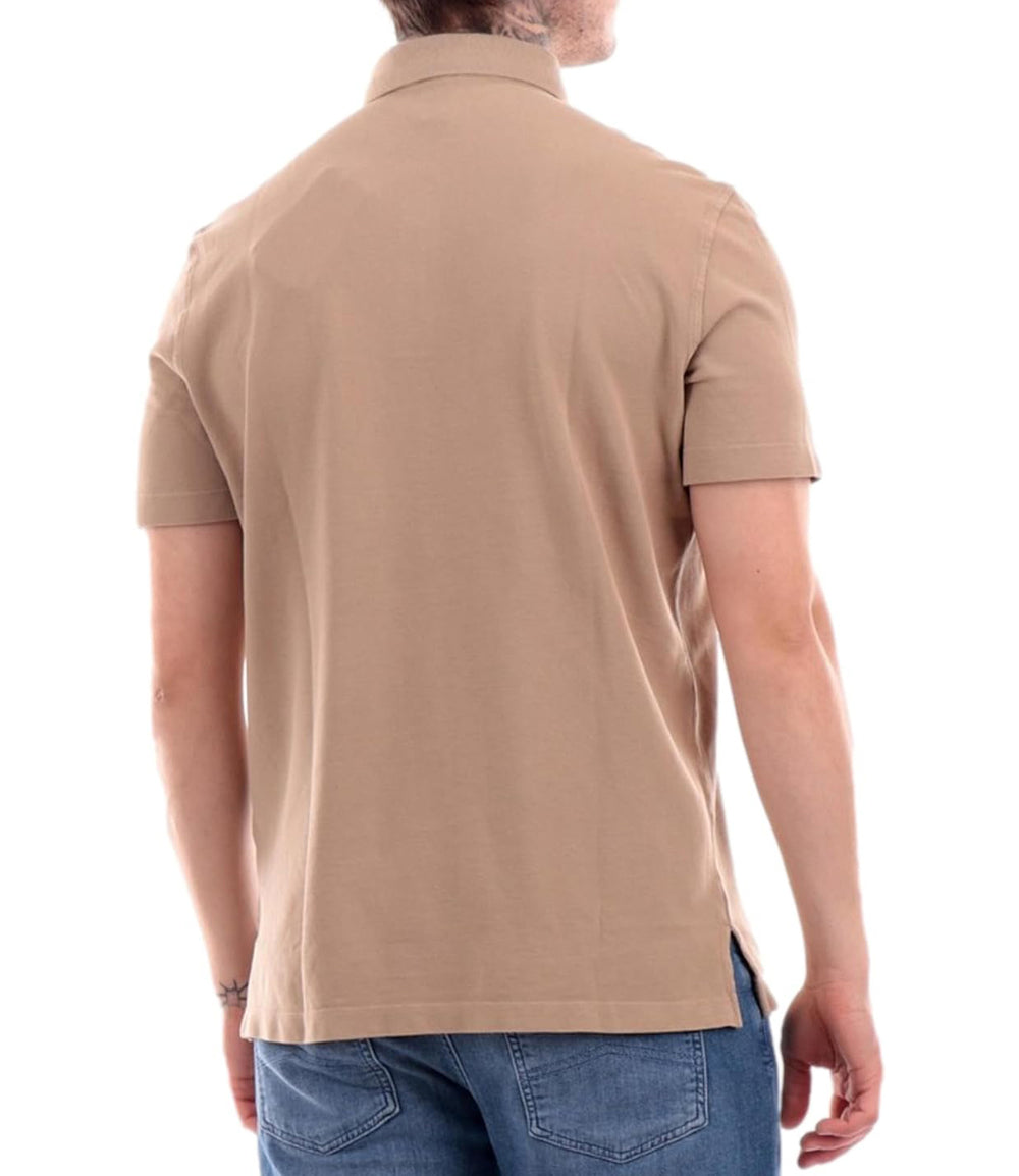 A|X Armani Exchange Polo manica Crota Uomo Mod. 3DZFAB ZJXUZ 1794 Beige