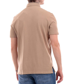 A|X Armani Exchange Polo manica Crota Uomo Mod. 3DZFAB ZJXUZ 1794 Beige