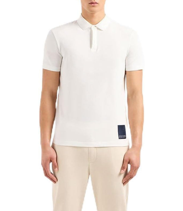A|X Armani Exchange Polo Manica Corta Uomo Mod. 3DZFHH ZJXHZ 1116 White