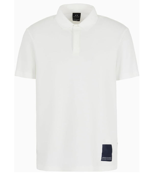 A|X Armani Exchange Polo Manica Corta Uomo Mod. 3DZFHH ZJXHZ 1116 White